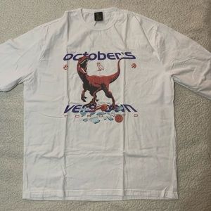 OVO Jurassic Park Longsleeve T-Shirt White